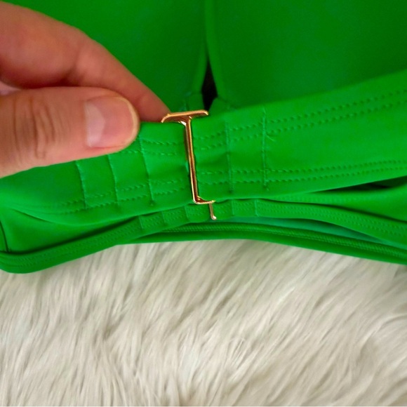 Victoria’s Secret Bombshell Push-Up Long Line Strappy Bikini Top 36DD - Picture 9 of 9